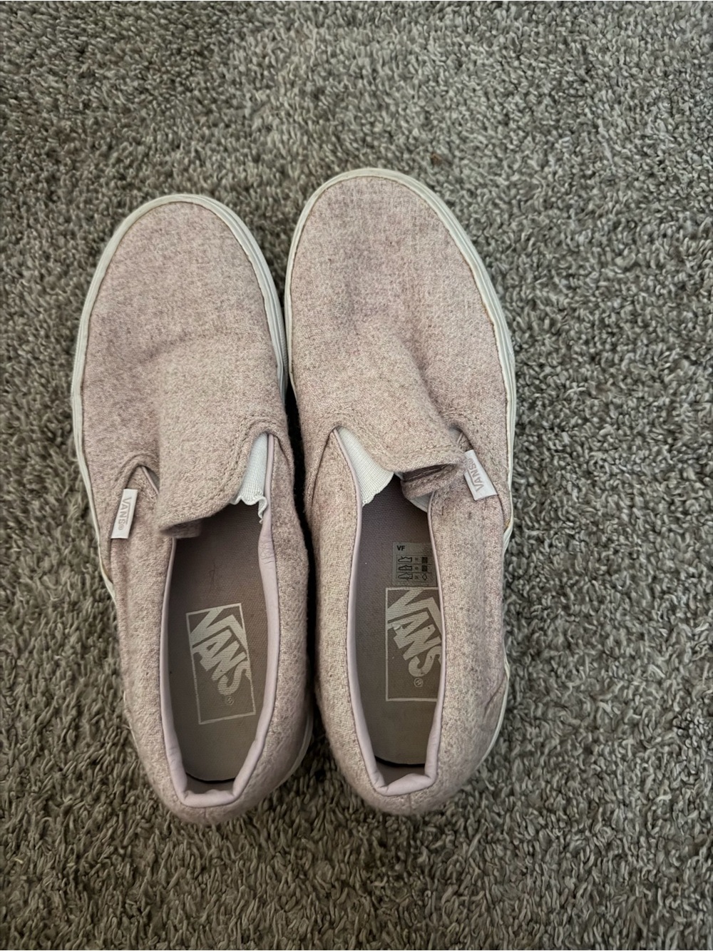 Vans Women’s Slip-On Sneakers in Dusty Pink